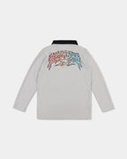 Boys 8-16 Fisho Loose Fit Long Sleeve Rash Vest