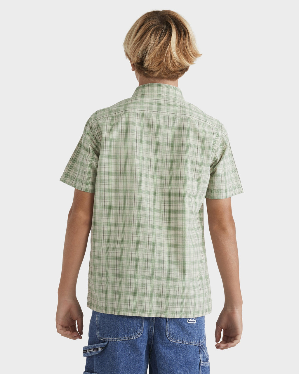 Boys 8-16 Mogul Checkerd Short Sleeve Shirt