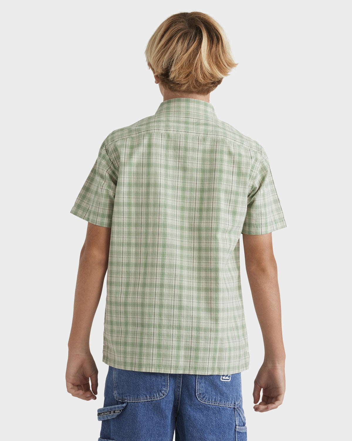Boys 8-16 Mogul Checkerd Short Sleeve Shirt