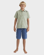 Boys 8-16 Mogul Checkerd Short Sleeve Shirt
