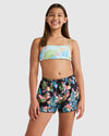 Girls 2-16 In Da Jungle Swim Boardshorts