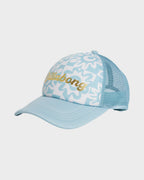 Girls Wave Fade Trucker Cap