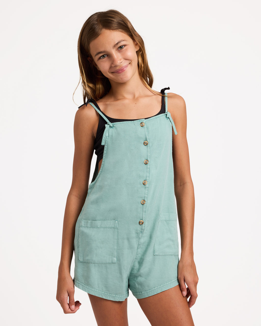Girls 8-16 Wave Watch Playsuit