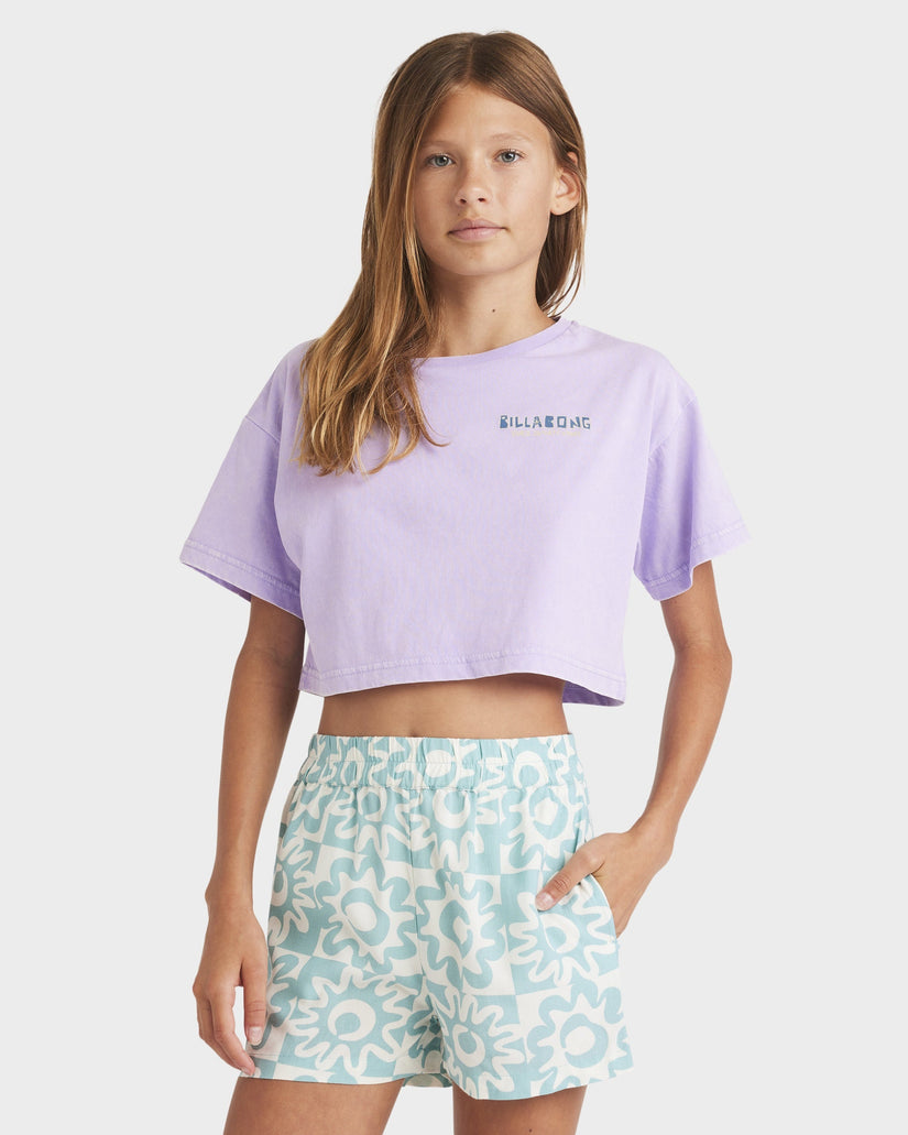 Girls 6-16 Lost On You Elastic Waist Shorts