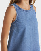 Girls 6-14 Skies Shift Mini Dress