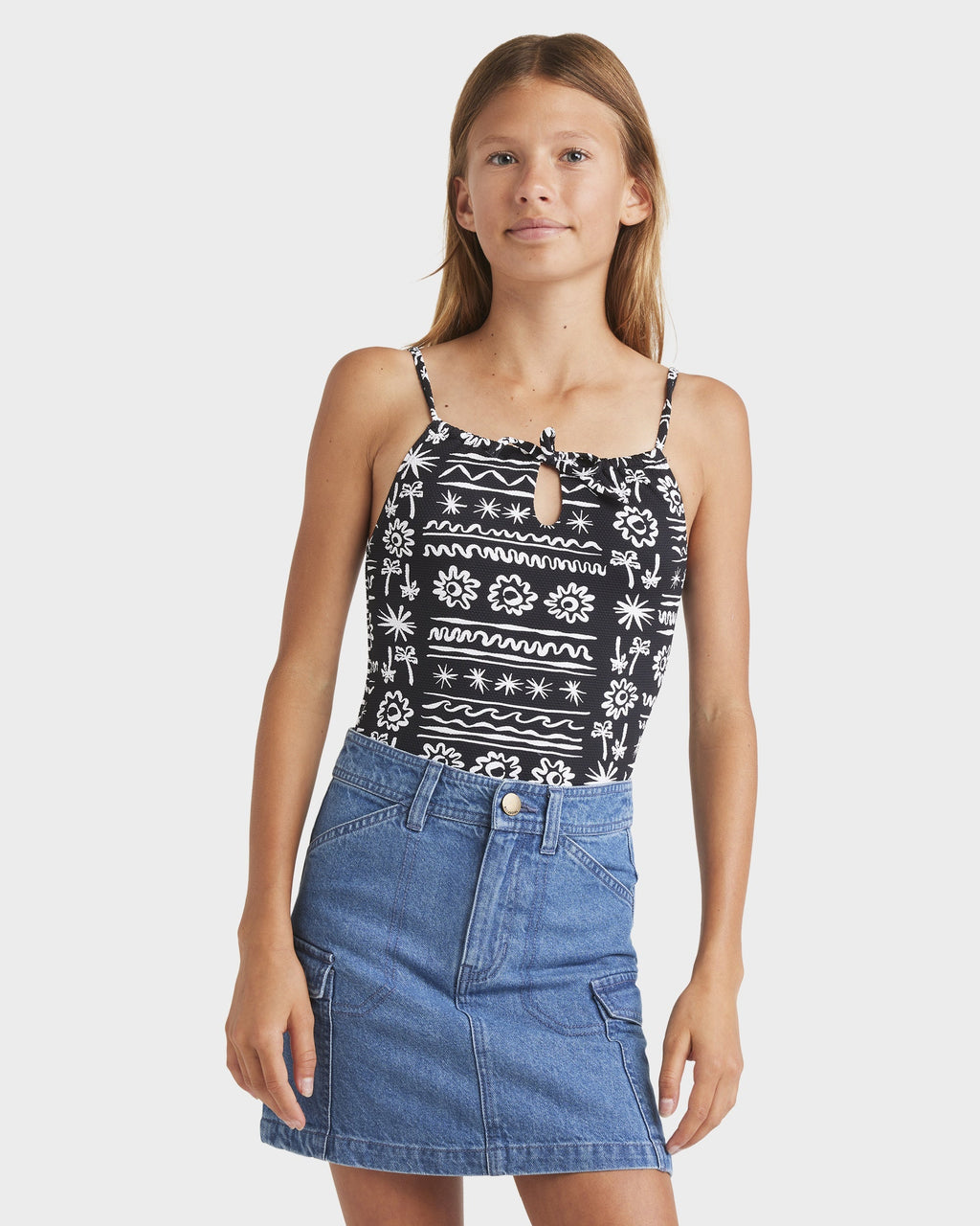 Girls 6-16 Hilary Carko Denim Skirt