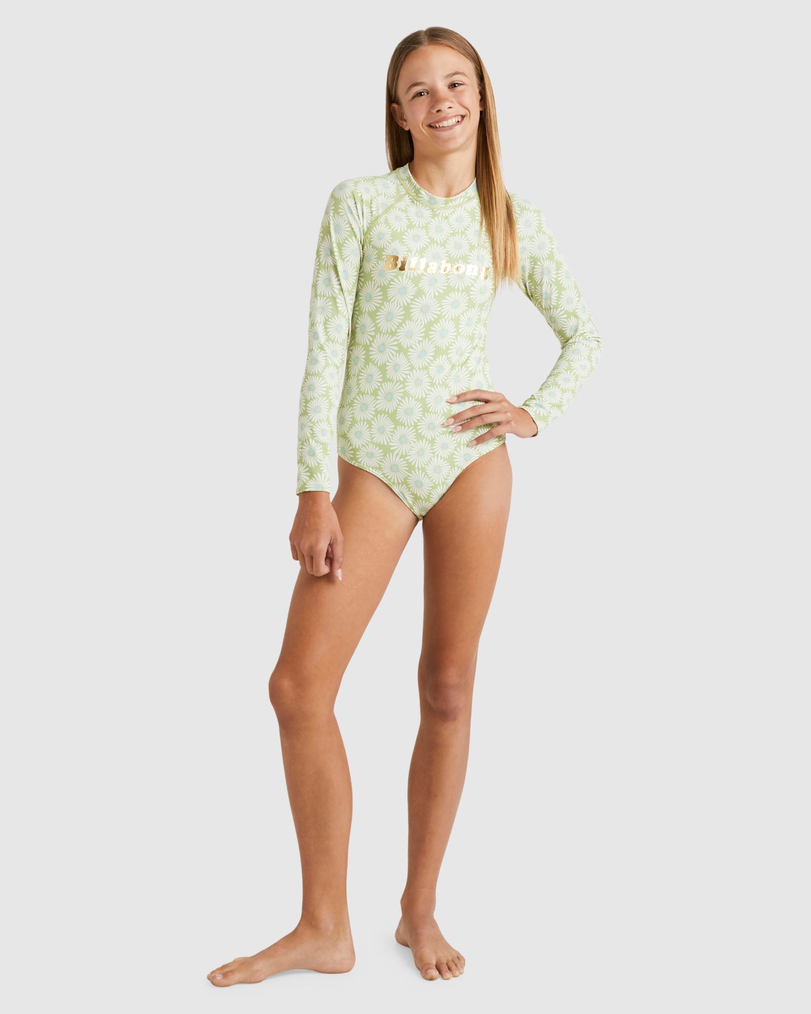 Girls 6-14 These Are The Daze Bodysuit Rash Vest