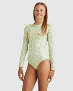 Girls 6-14 These Are The Daze Bodysuit Rash Vest