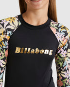 Girls 6-14 Sweet Talkin Long Sleeve Rash Vest