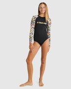 Girls 6-14 Sweet Talkin Long Sleeve Rash Vest