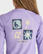 Girls 6-16 Heat Wave Long Sleeve Rash Vest