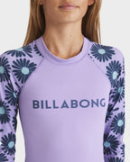 Girls 6-16 Fresh Daze Long Sleeve Rash Vest