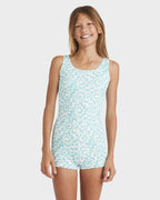 Girls 6-16 Lost On You Retro Surf Suit