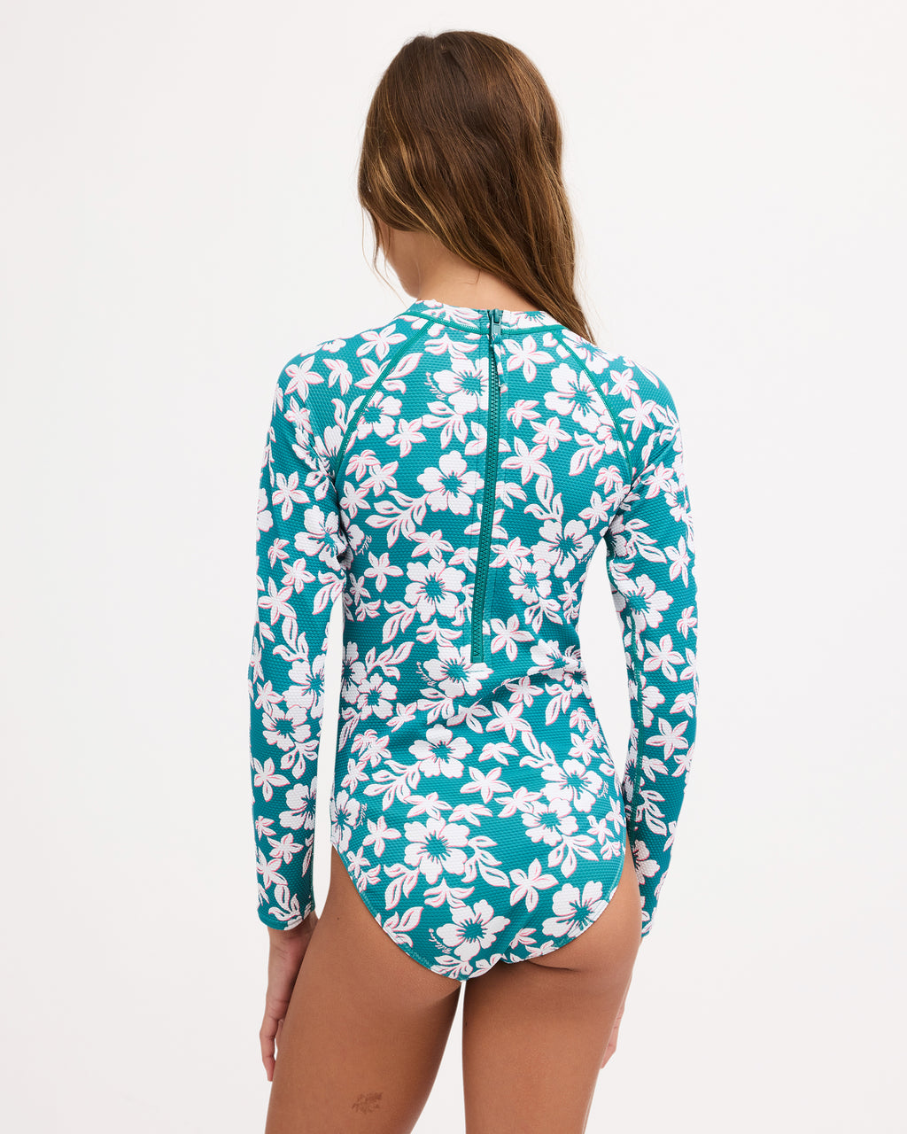 Girls 8-16 Coconut Rush Long Sleeve Rash Vest