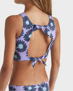 Girls 6-14 High Neck Two Piece