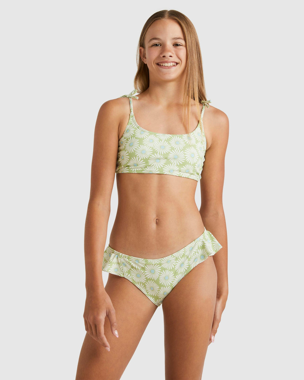 Girls 6-14 These Are The Daze Trilet Two Piece