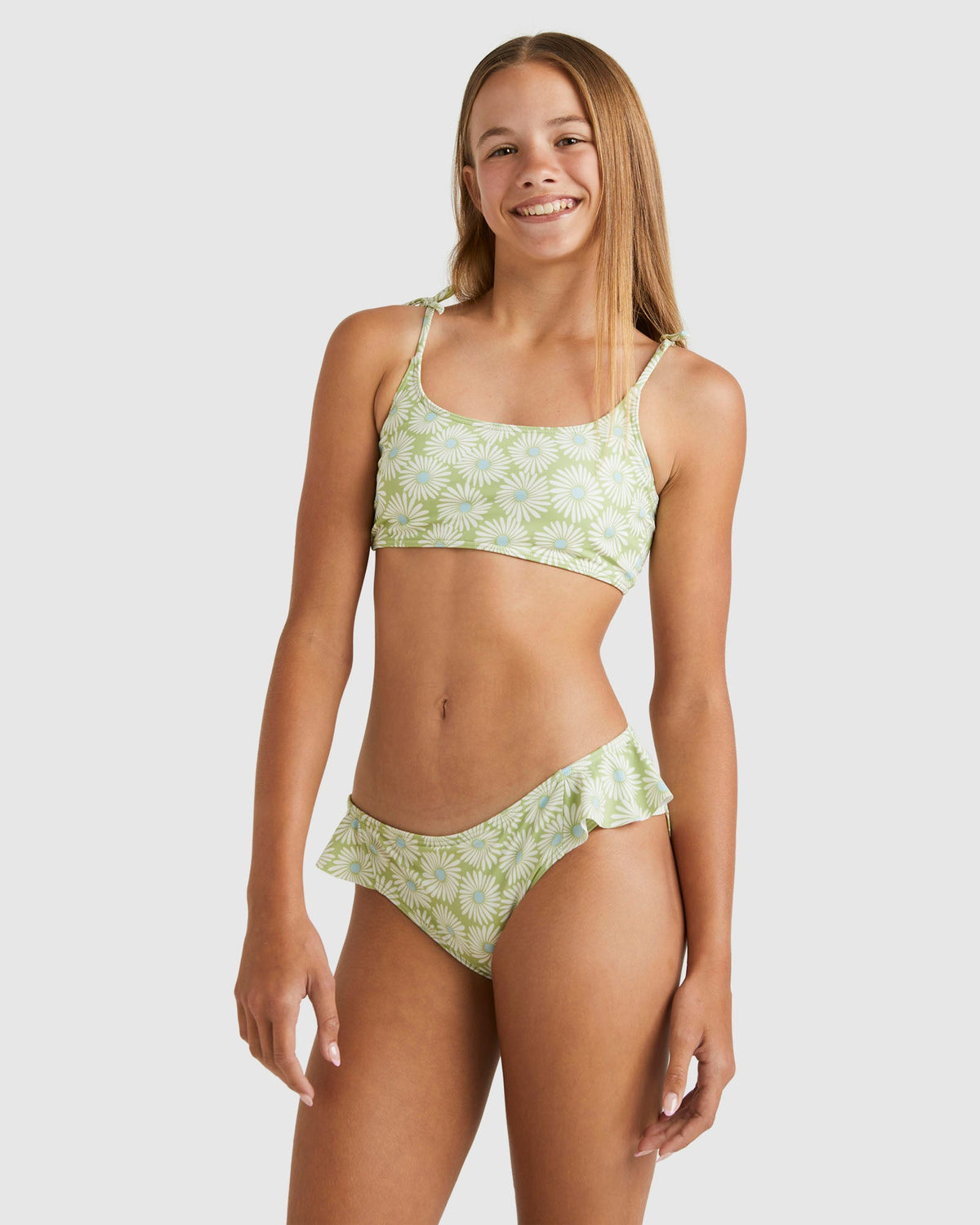 Girls 6-14 These Are The Daze Trilet Two Piece