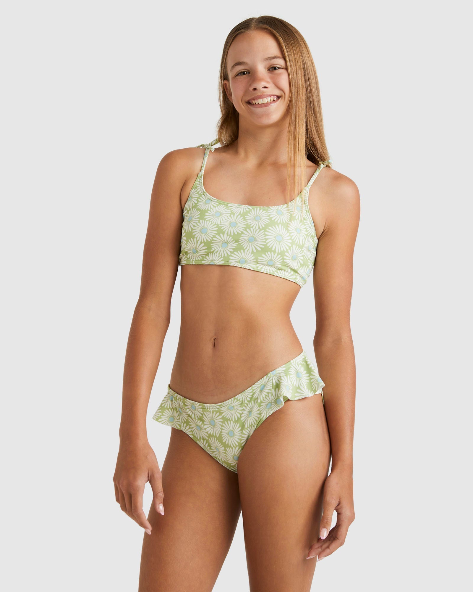 Girls 6-14 These Are The Daze Trilet Two Piece