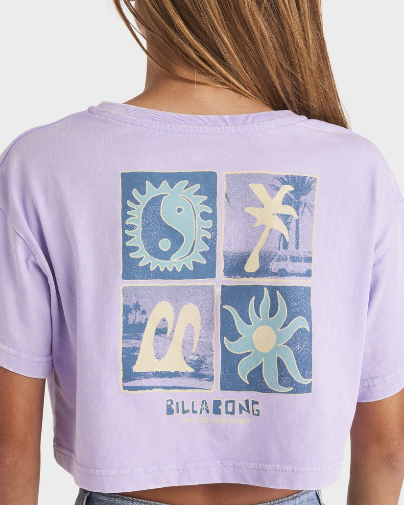 Girls 6-16 Mixing Vibes Crop T-Shirt