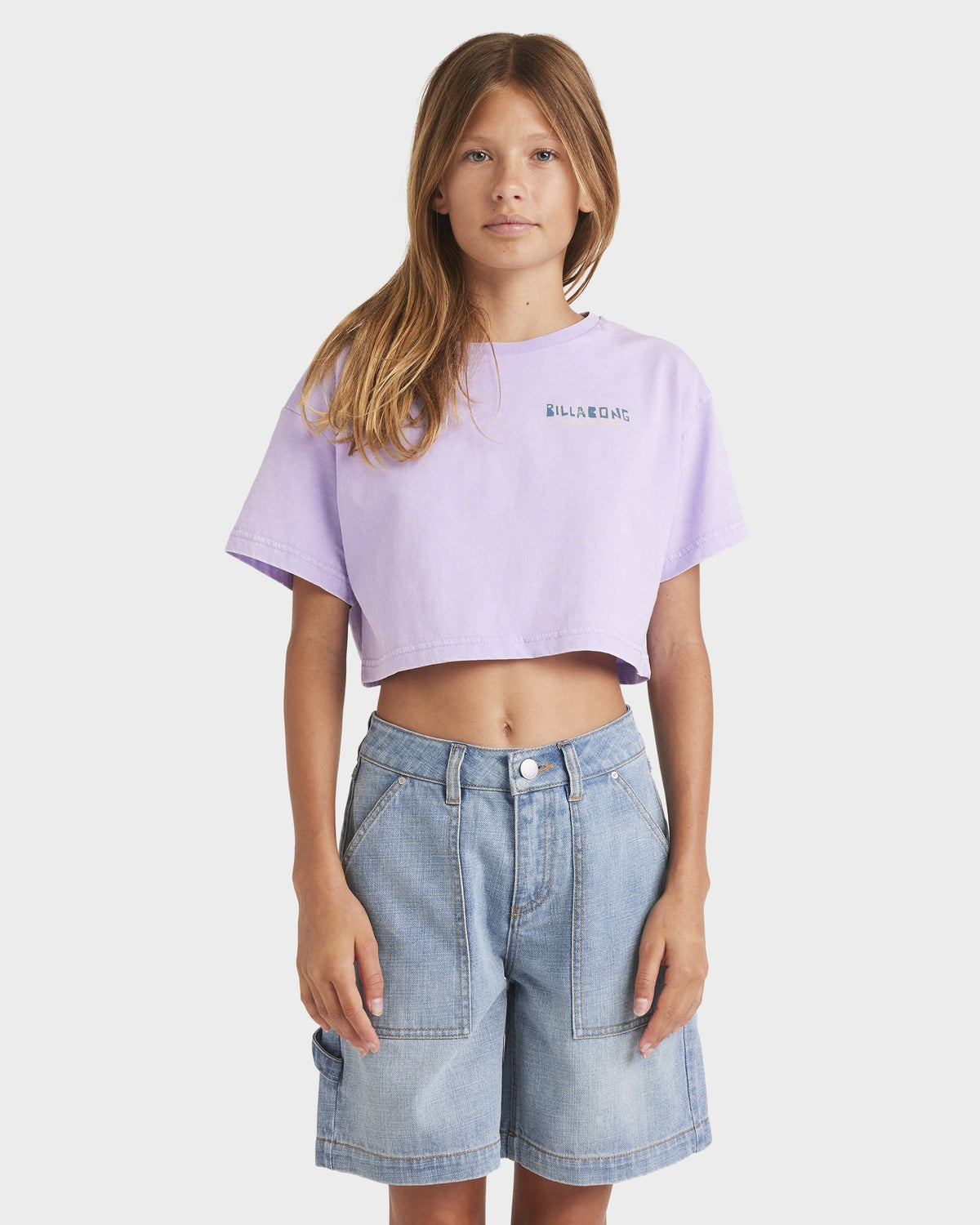 Girls 6-16 Mixing Vibes Crop T-Shirt