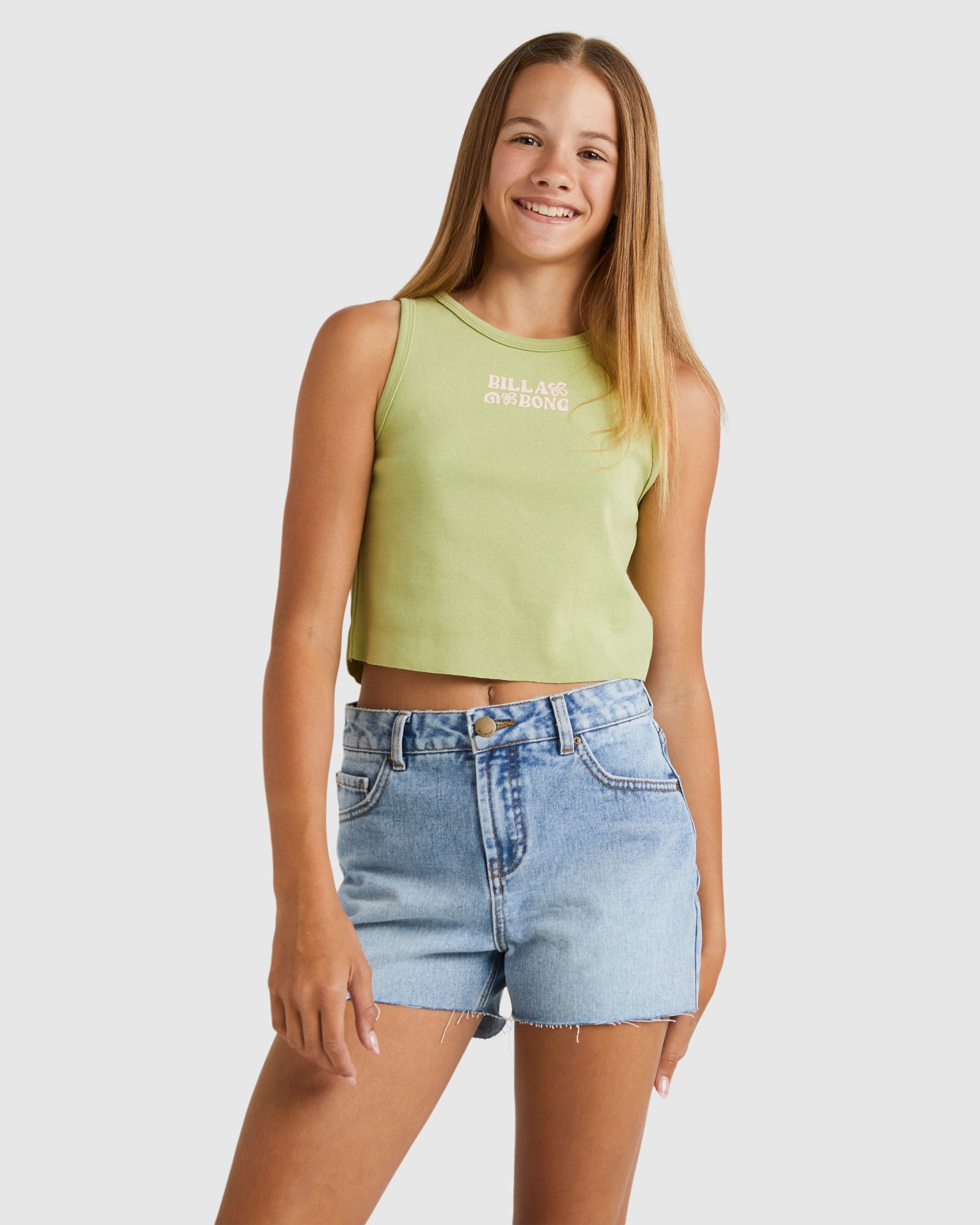 Girls 6-14 Wave N Flower T-Shirt