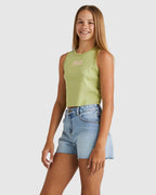 Girls 6-14 Wave N Flower T-Shirt