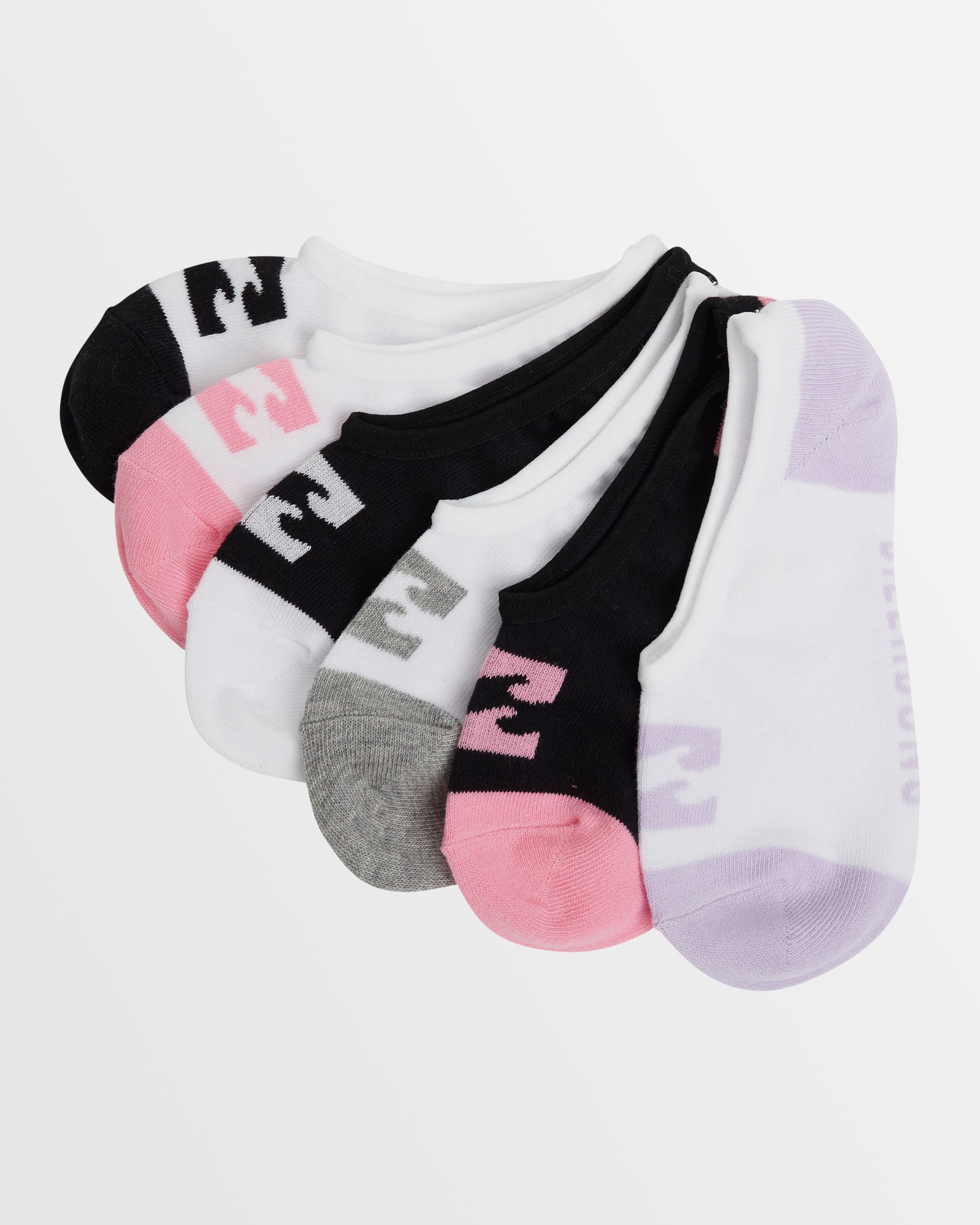 Womens Invisible Box Set No Show Socks