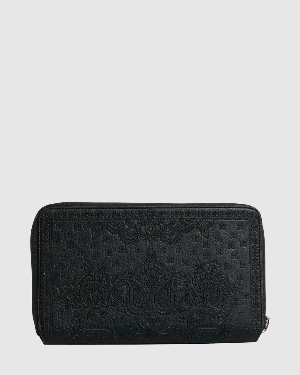 Womens Bandana Mandala Travel Leather Wallet