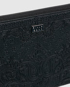 Womens Bandana Mandala Travel Leather Wallet