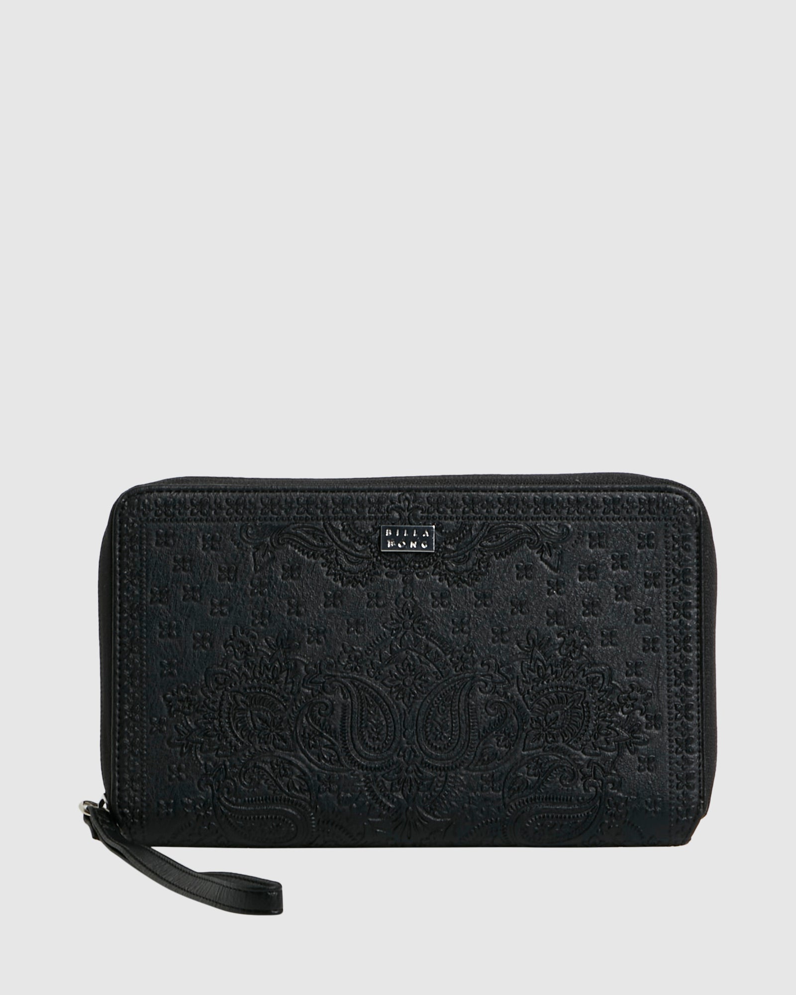 Womens Bandana Mandala Travel Leather Wallet