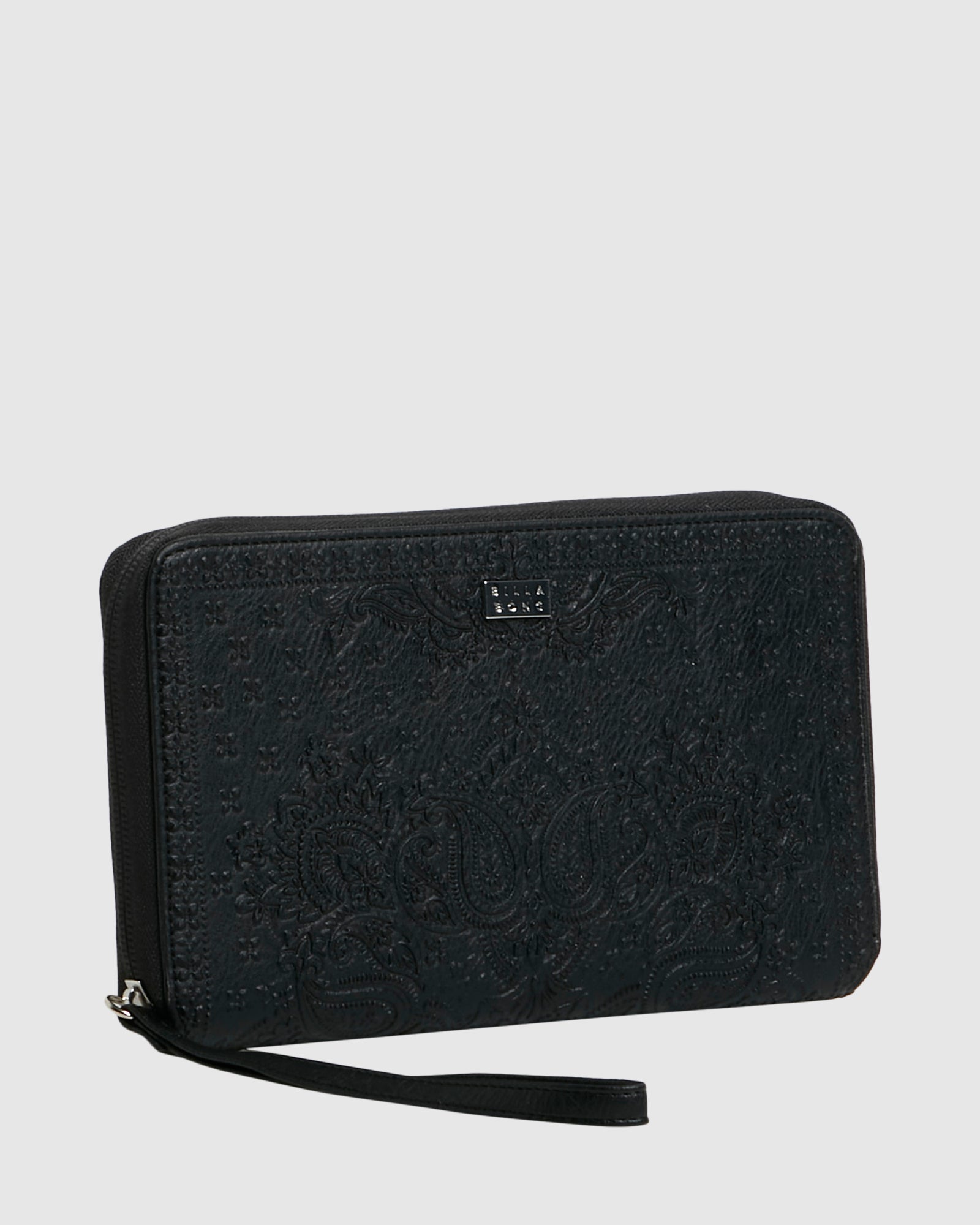 Womens Bandana Mandala Travel Leather Wallet