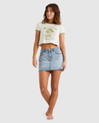 Womens Frankie Denim Mini Skirt