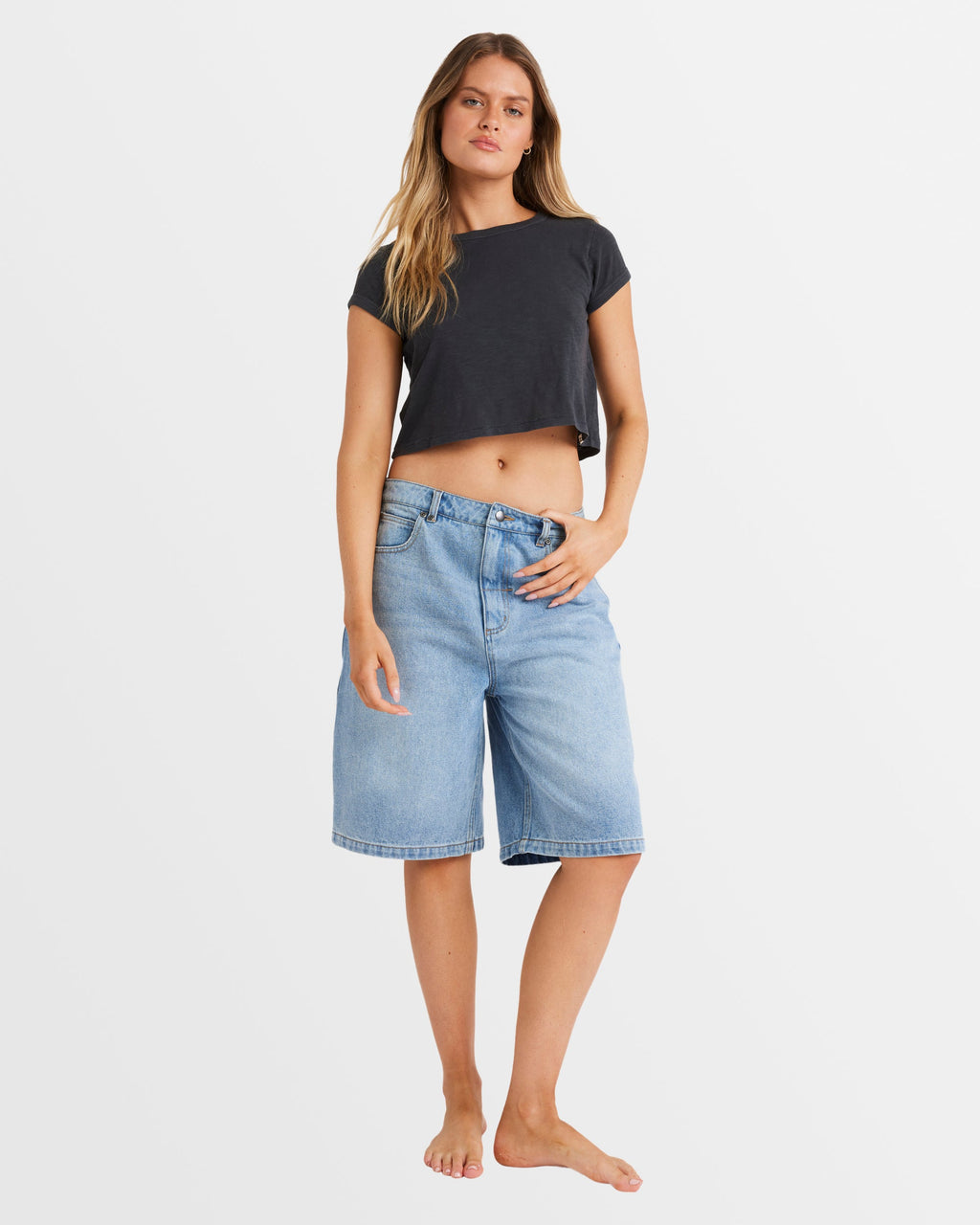 Womens Stevie Denim Shorts