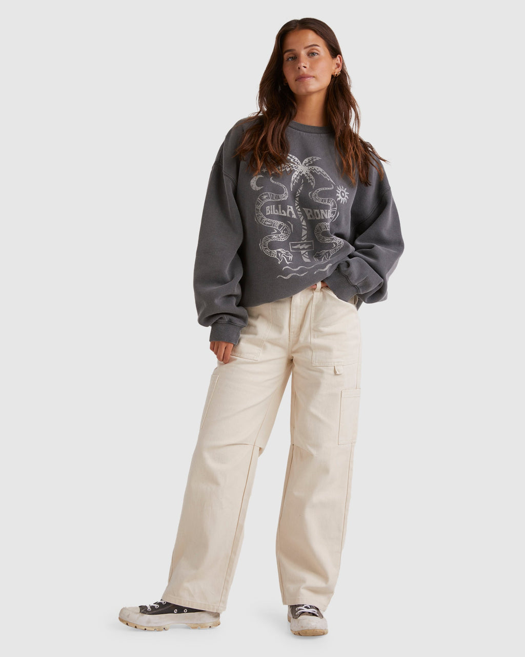 Womens Bite Me Canyon Crew Neck