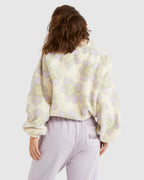 Womens Lovin Life Half Zip Fleece Jumper