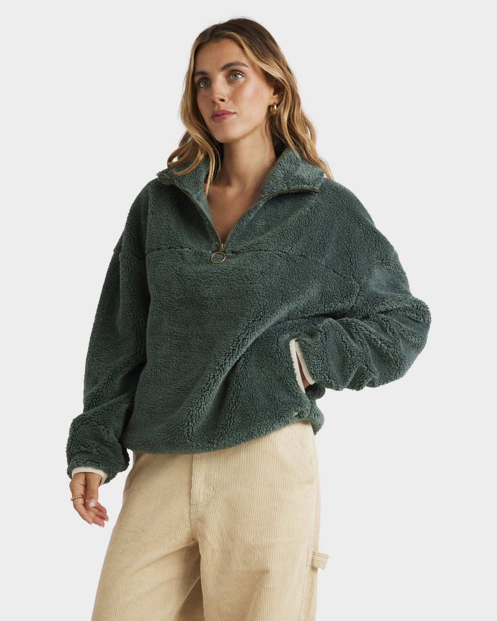 Womens Old Days Half Crew Neck