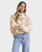 Womens Feeling Playful Half Zip Hoodie