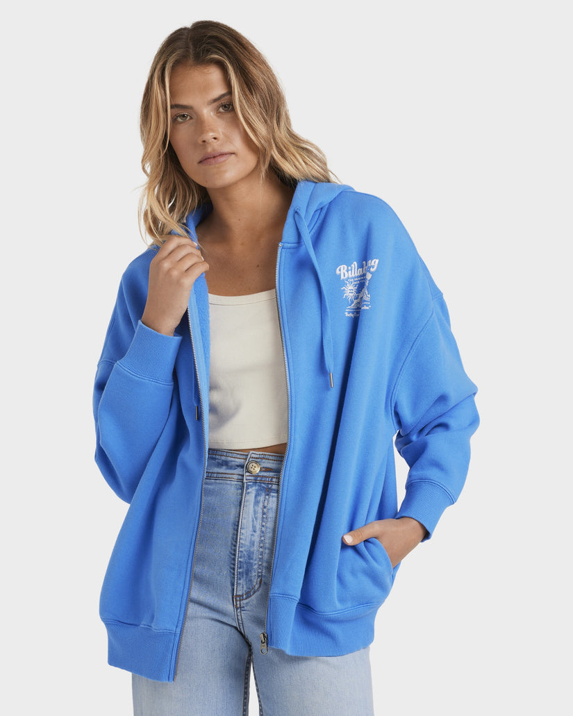 Womens Surfing Riptide Zip Up Hoodie