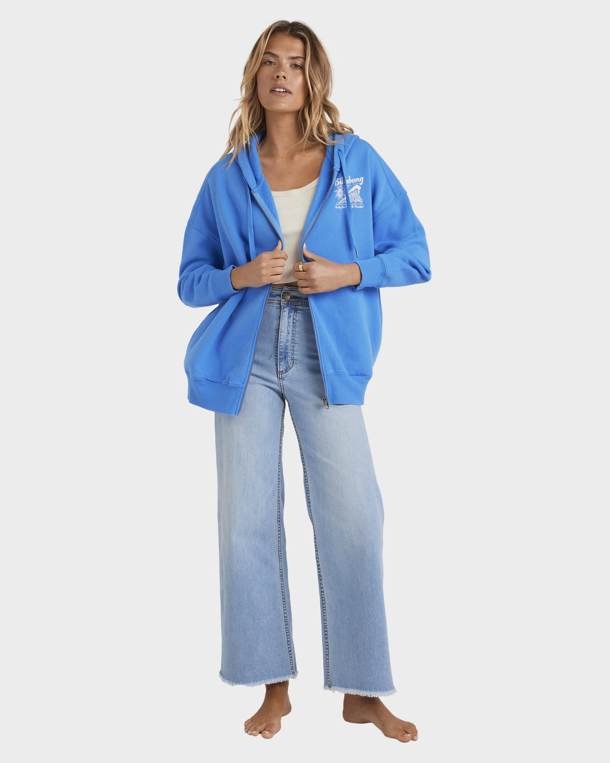 Womens Surfing Riptide Zip Up Hoodie