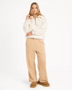 Womens Rising Tides Half Zip Fleece Jumper