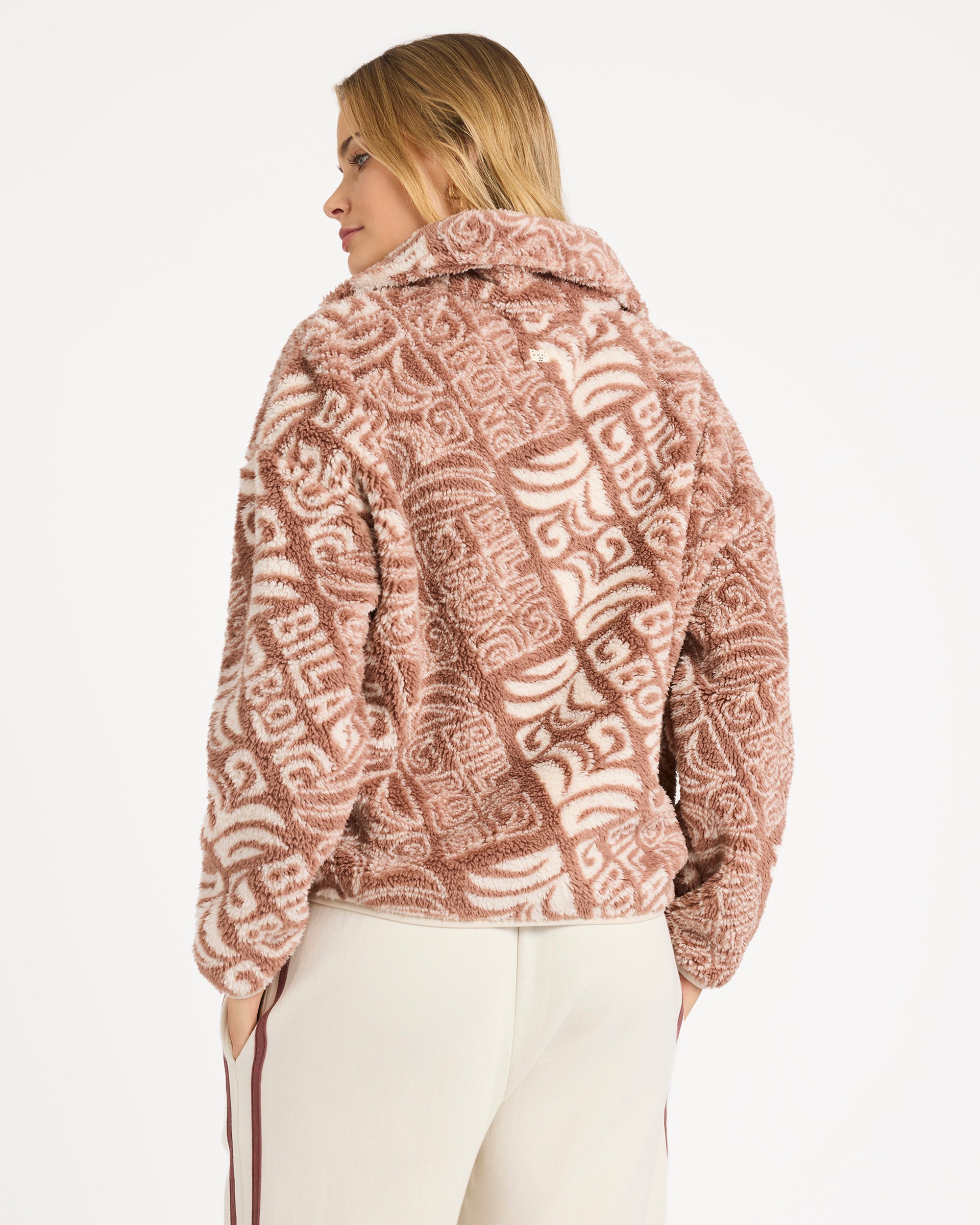 Womens Go For It Half Zip Fleece Jumper