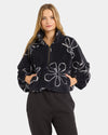 Womens Good Life Half Zip Fleece Jumper