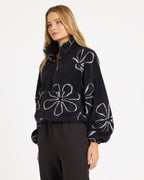 Womens Good Life Half Zip Fleece Jumper
