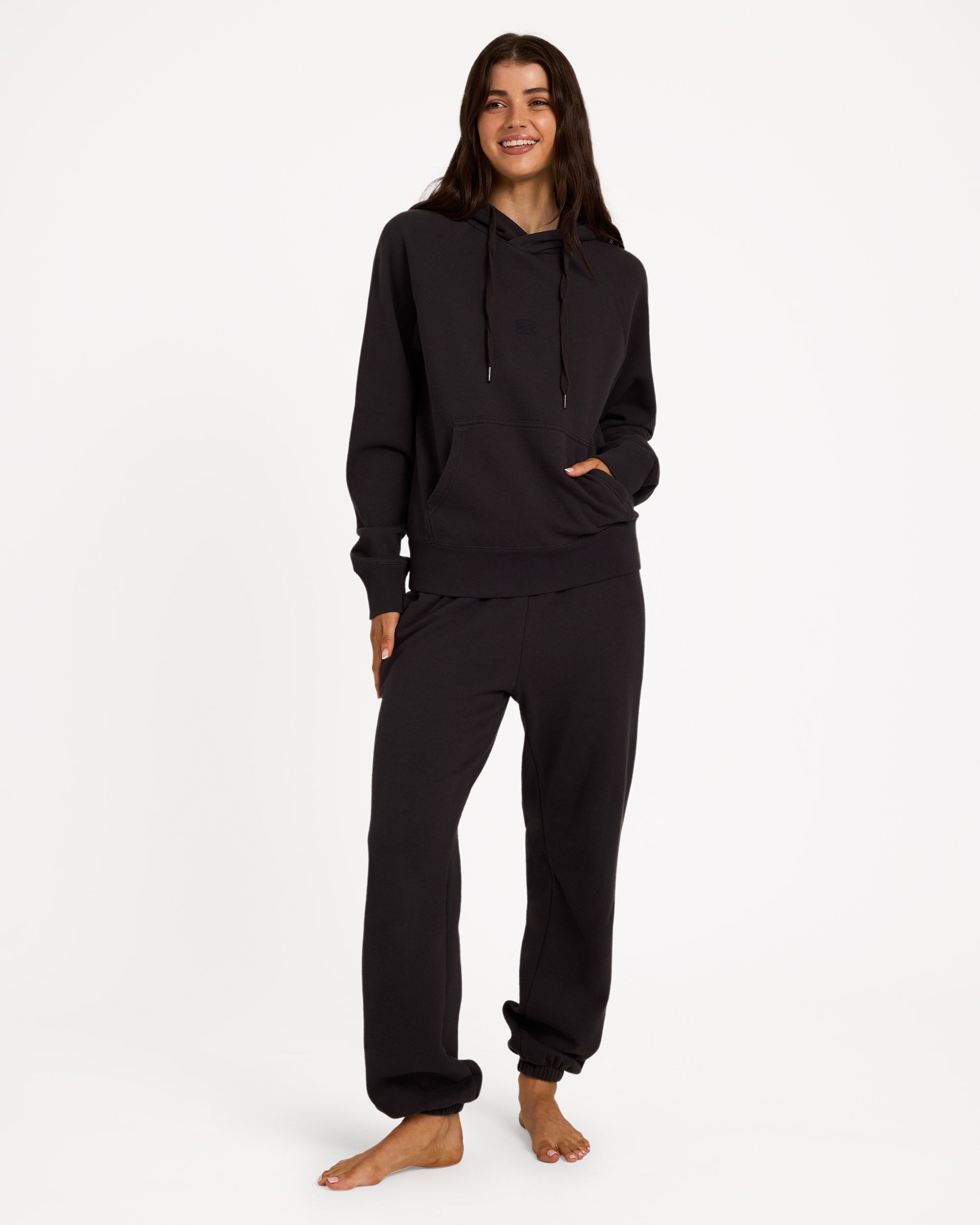 Womens Wave Essentials Pullover Hoodie