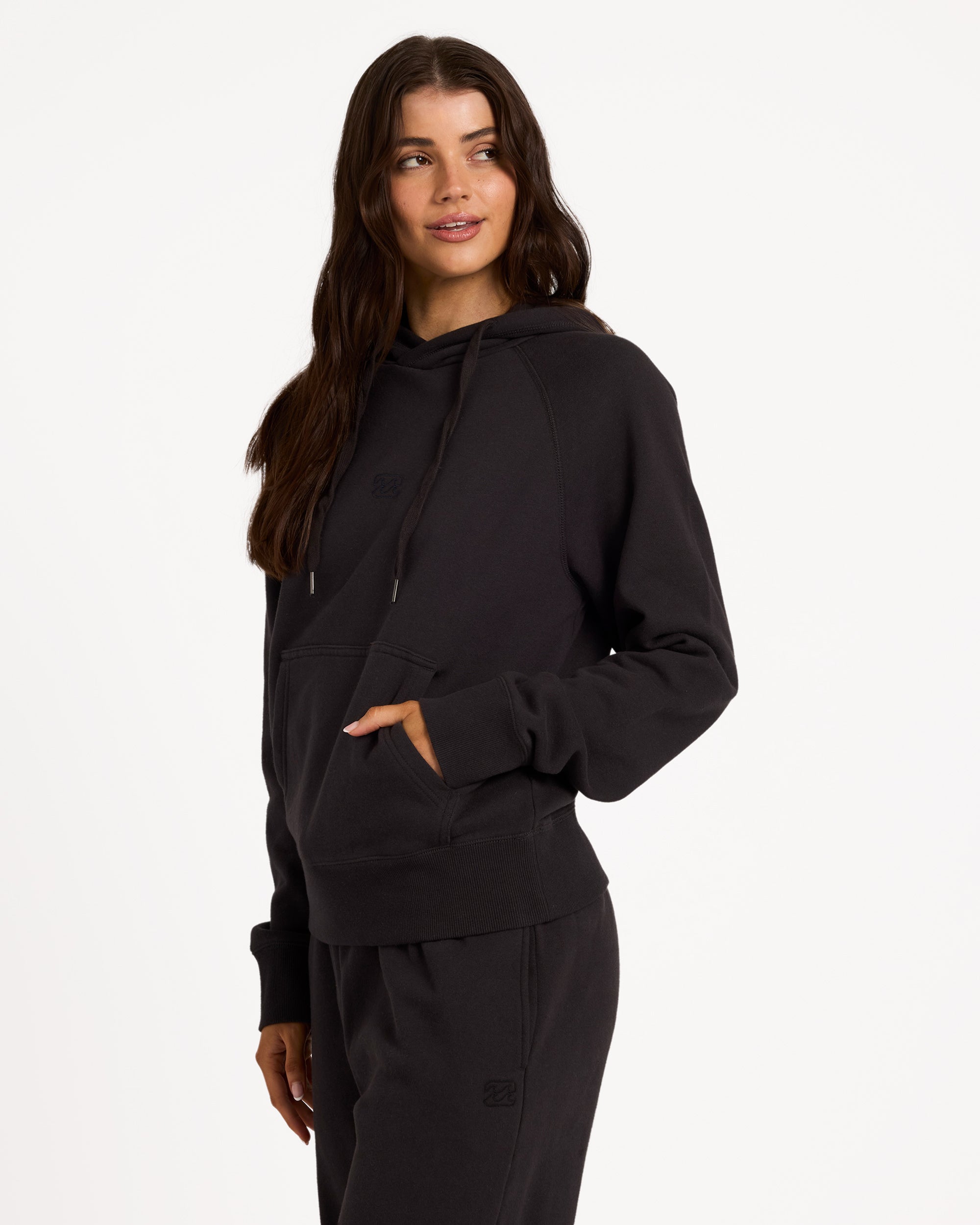 Womens Wave Essentials Pullover Hoodie