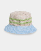 Womens Beach Club Straw Bucket Hat