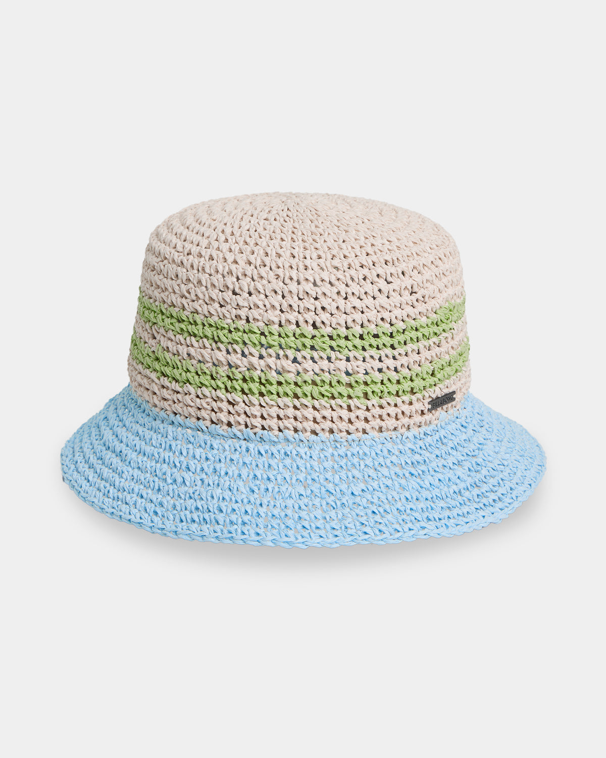 Womens Beach Club Straw Bucket Hat