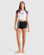 Womens Otis Sunny Raglan Crop Top