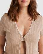 Womens Lounger Short Sleeve Shirt