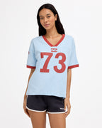 Womens Since 73 Team V-Neck T-Shirt